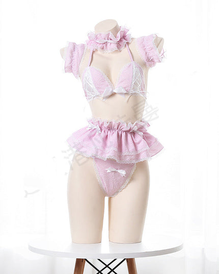 Sirvienta De Bikini Pastel 