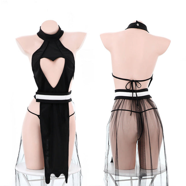 Qipao Corazón Negro 