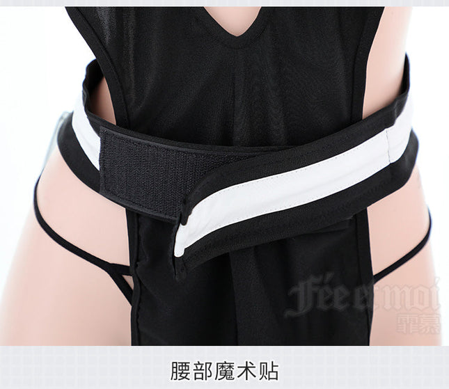 Qipao Corazón Negro 